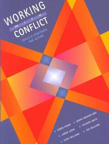 Tapa de Working With Conflict