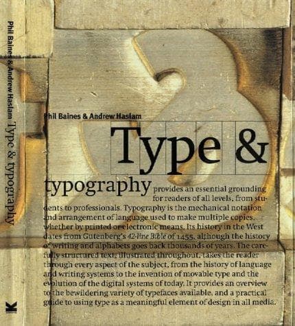 Tapa de Type and Typography