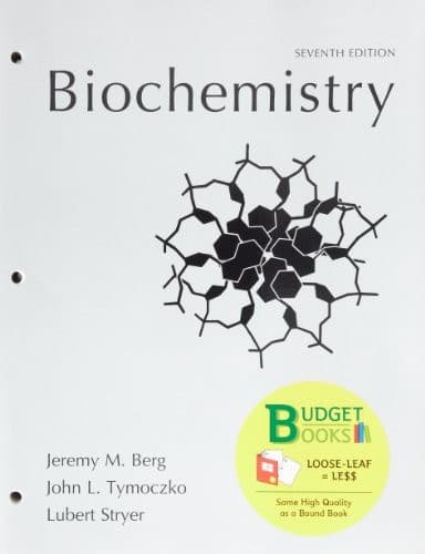 Tapa de Loose-leaf Version for Biochemistry