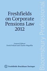 Tapa de Freshfields on Corporate Pensions Law 2012