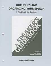 Tapa de Outlining and Organizing Your Speech : A Speaker's Guidebook