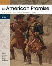 Tapa de The American Promise, Volume A : A History of the United States