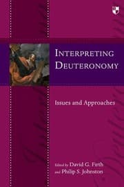 Tapa de Interpreting Deuteronomy