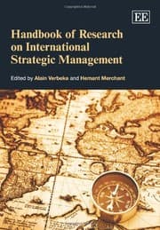 Tapa de Handbook of Research on International Strategic Management