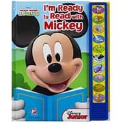 Tapa de Disney Mickey Mouse Clubhouse - I'm Ready to Read With Mickey Sound Book - Play-a-Sound - PI Kids