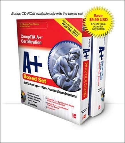 Tapa de CompTIA A+ Certification Boxed Set