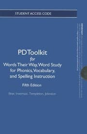 Tapa de PDToolkit -- Renewal Access Card -- for Words Their Way