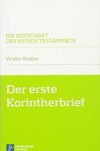 Tapa de Der Erste Korintherbrief