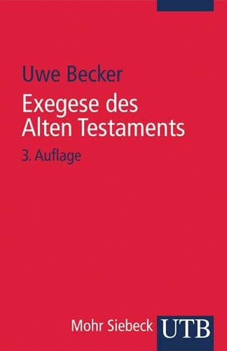 Tapa de Exegese Des Alten Testaments
