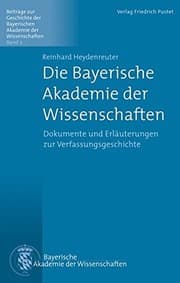 Tapa de Die Bayerische Akademie der Wissenschaften