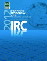 Tapa de 2012 International Residential Code for One- and Two- Family Dwellings