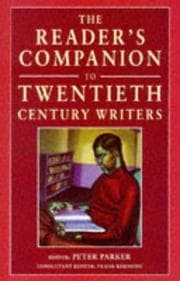 Tapa de The Reader's Companion to Twentieth-Century Writers (The Reader's Companion)