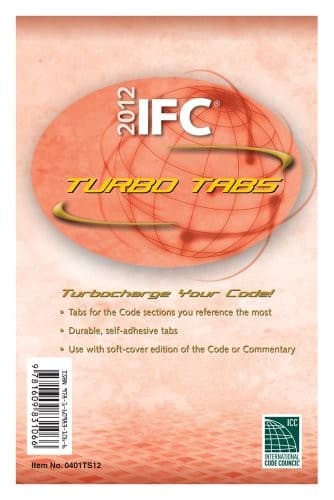 Tapa de 2012 International Fire Code Turbo Tabs