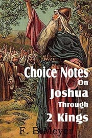 Tapa de Choice Notes on Joshua Through 2 Kings