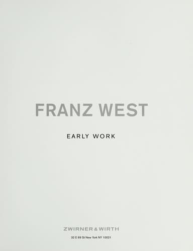Tapa de Franz West