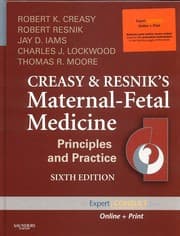 Tapa de Creasy and Resnik's maternal-fetal medicine : principles and practice - 6. ed.