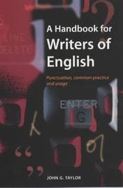 Tapa de A Handbook for Writers of English