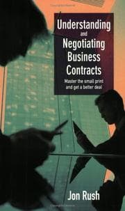 Tapa de Understanding & Negotiating Business Contracts