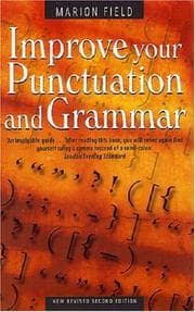 Tapa de Improve Your Unctuation and Grammar