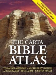 Tapa de The Carta Bible Atlas, Fifth Edition Revised and Expanded