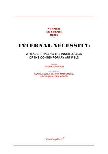 Tapa de Internal Necessity
