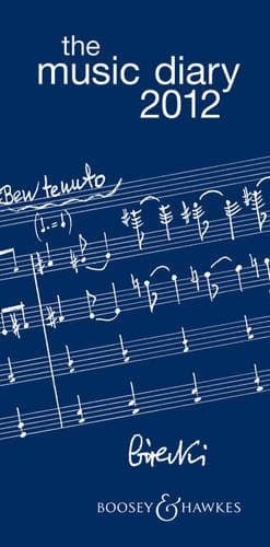 Tapa de Music Diary 2012 Navy