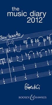 Tapa de Music Diary 2012 Navy