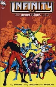 Tapa de Infinity Inc.. Roy Thomas, Dann Thomas, Jerry Ordway