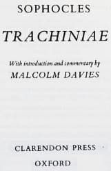 Tapa de Trachiniae