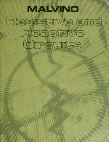 Tapa de Resistive and reactive circuits