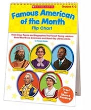 Tapa de Famous American of the Month Flip Chart