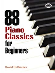 Tapa de 88 Piano Classics for Beginners
