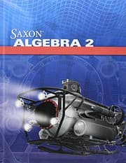 Tapa de Saxon Algebra 2, 4th Edition
