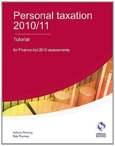 Tapa de Personal Taxation Tutorial 2010/11