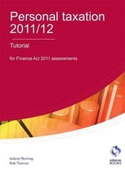 Tapa de Personal Taxation Tutorial 2011/12 2011/12