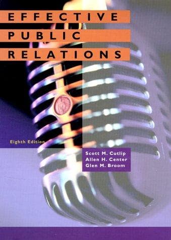 Tapa de Effective Public Relations (8th Edition)