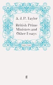 Tapa de British Prime Ministers and Other Essays