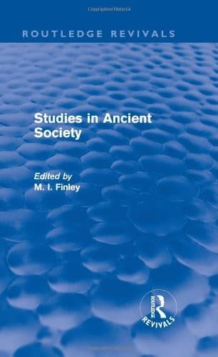 Tapa de Studies in Ancient Society
