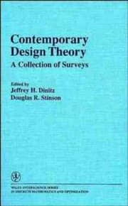 Tapa de Contemporary Design Theory