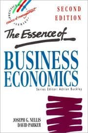 Tapa de The essence of business economics