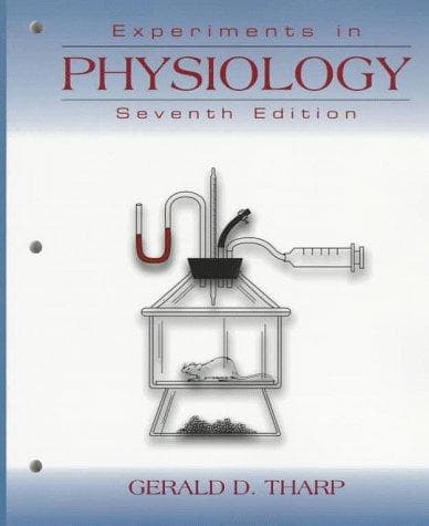 Tapa de Experiments in Physiology