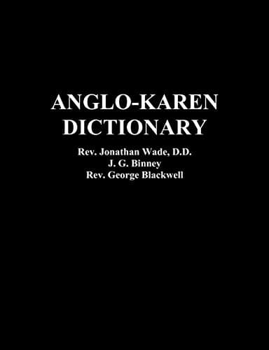 Tapa de Anglo-Karen Dictionary