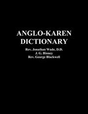 Tapa de Anglo-Karen Dictionary