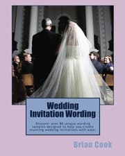 Tapa de Wedding Invitation Wording