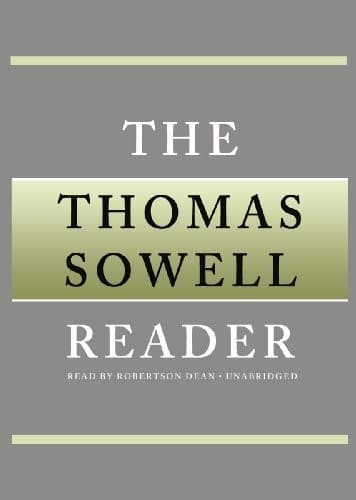 Tapa de The Thomas Sowell reader