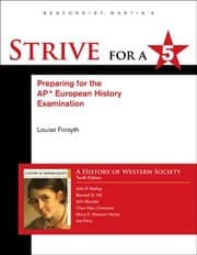 Tapa de Strive for a 5 for History of Western Society Since 1300 for Advanced Placement