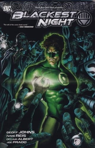 Tapa de Blackest Night. Geoff Johns, Writer