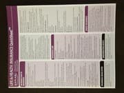 Tapa de Kaplan Life & Health Insurance Quicksheet