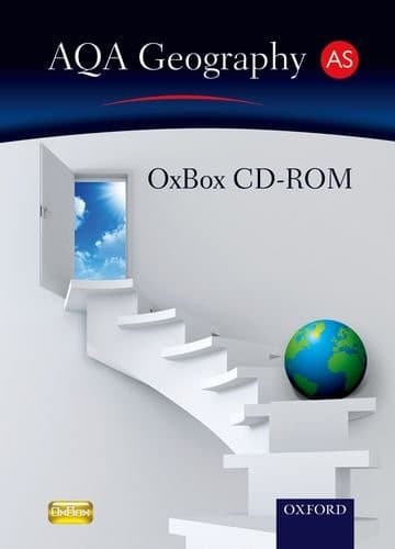 Tapa de AQA Geography for AS OxBox CD-ROM