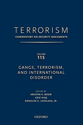 Tapa de TERRORISM : COMMENTARY ON SECURITY DOCUMENTS VOLUME 115